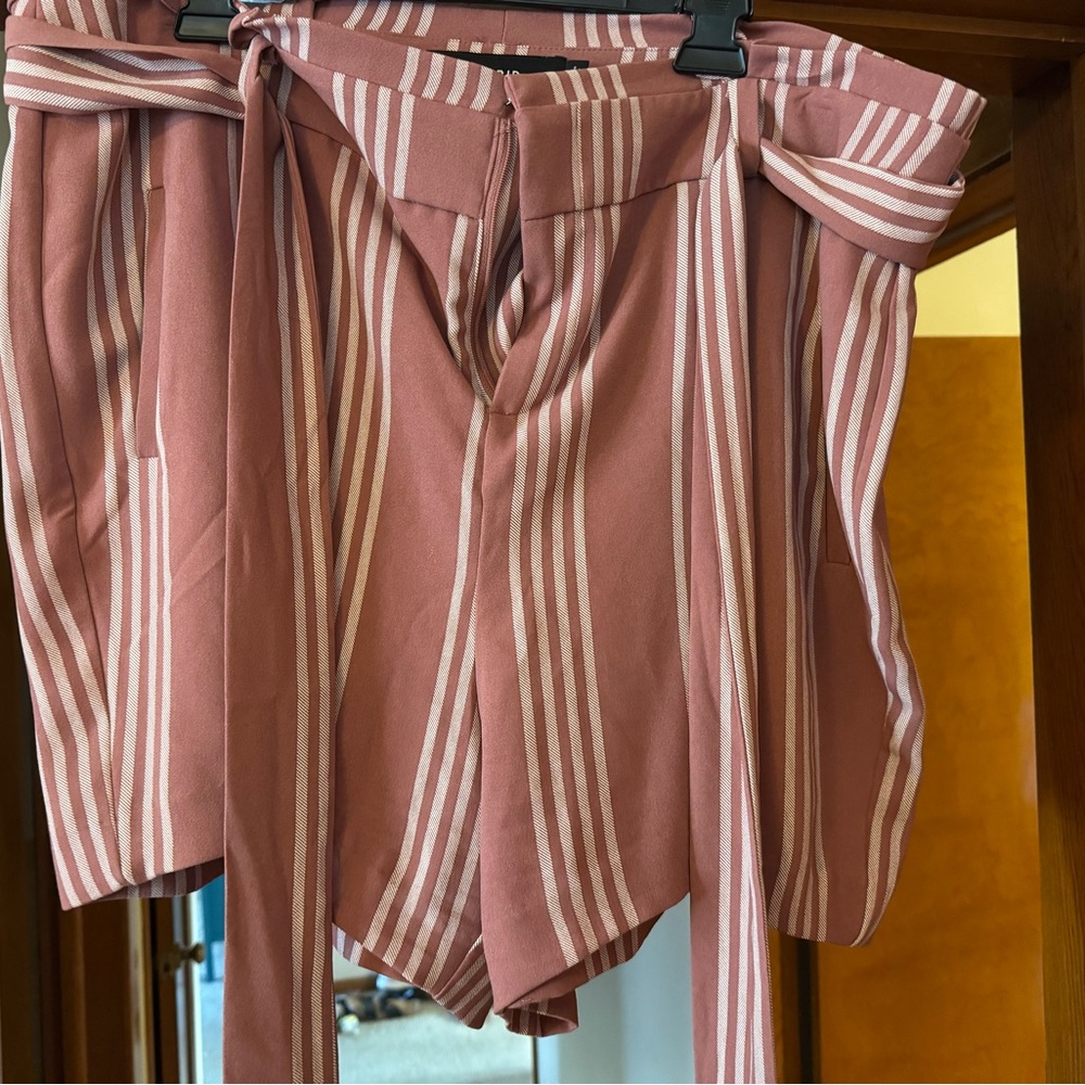 Striped Pink Women's Shorts